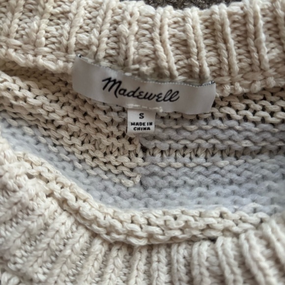 Madewell Grandover Bobble Pullover Sweater Small - Picture 8 of 9